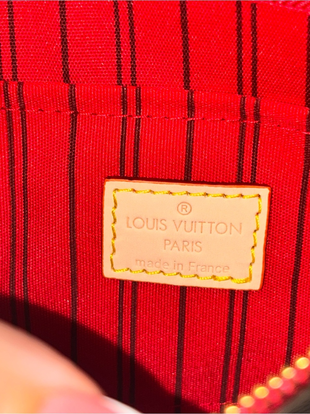 Louis Vuitton MM Monogram Neverfull with red interior - Picture 4 of 16